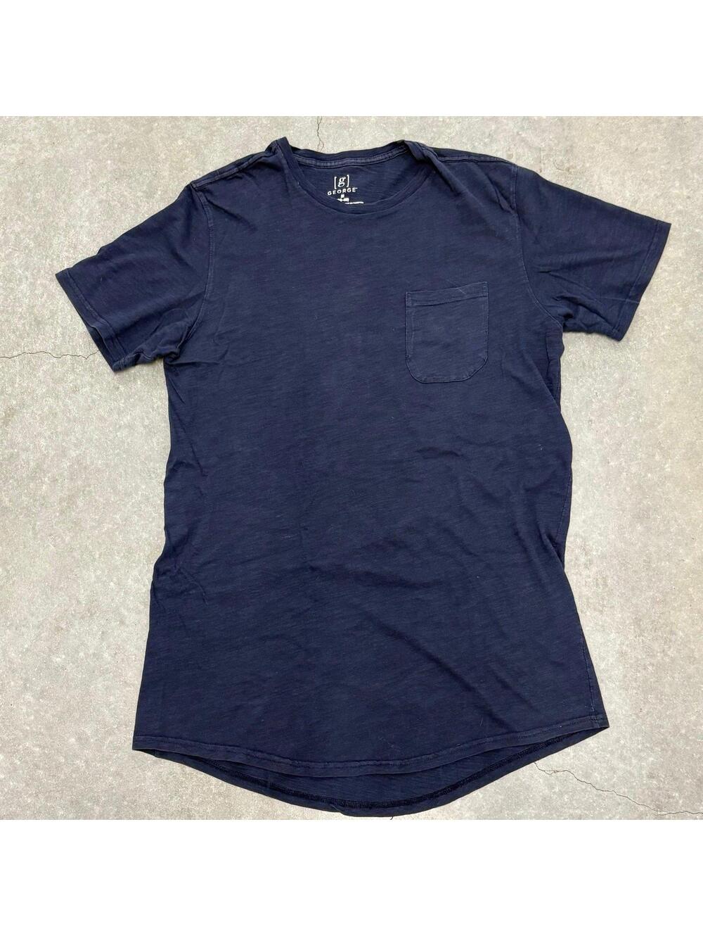 George Plain Blue T Shirt